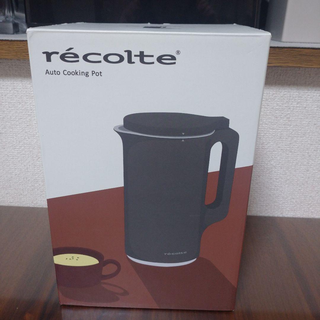 recolte レコルト Auto Cooking Pot 自動調理ポット BK