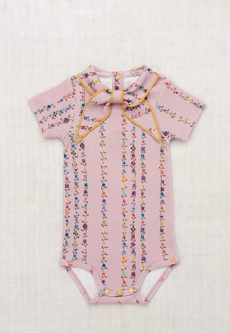 Misha & Puff フラワープリント　ロンパース