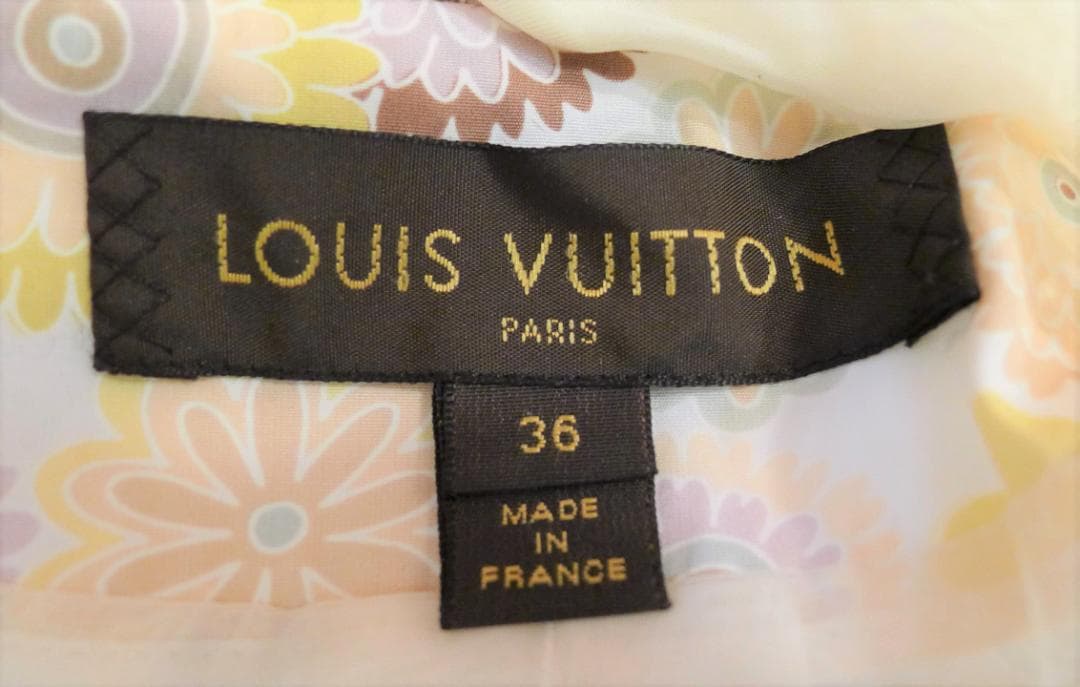 ◇【ルイヴィトン】マリーゴールドプリントトンボのようなカラーラインストーン付JK