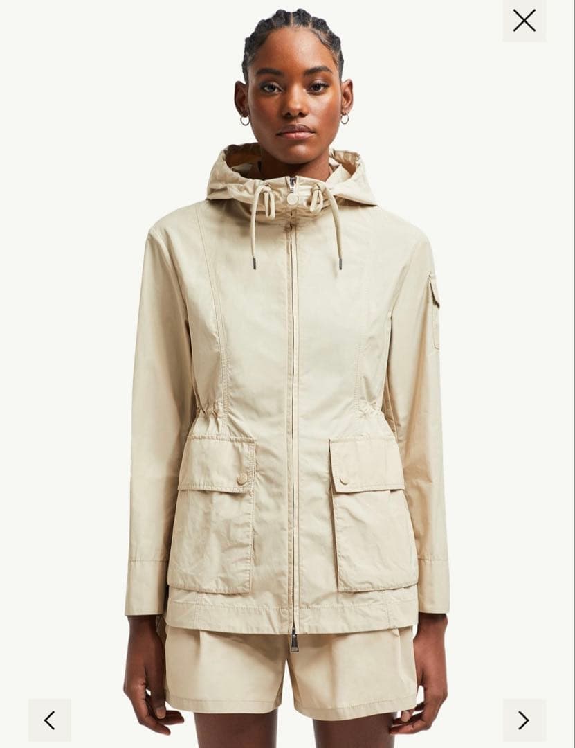 【試着のみ】モンクレールジャケットLEANDRO レアンドロ ベージュ　サイズ1