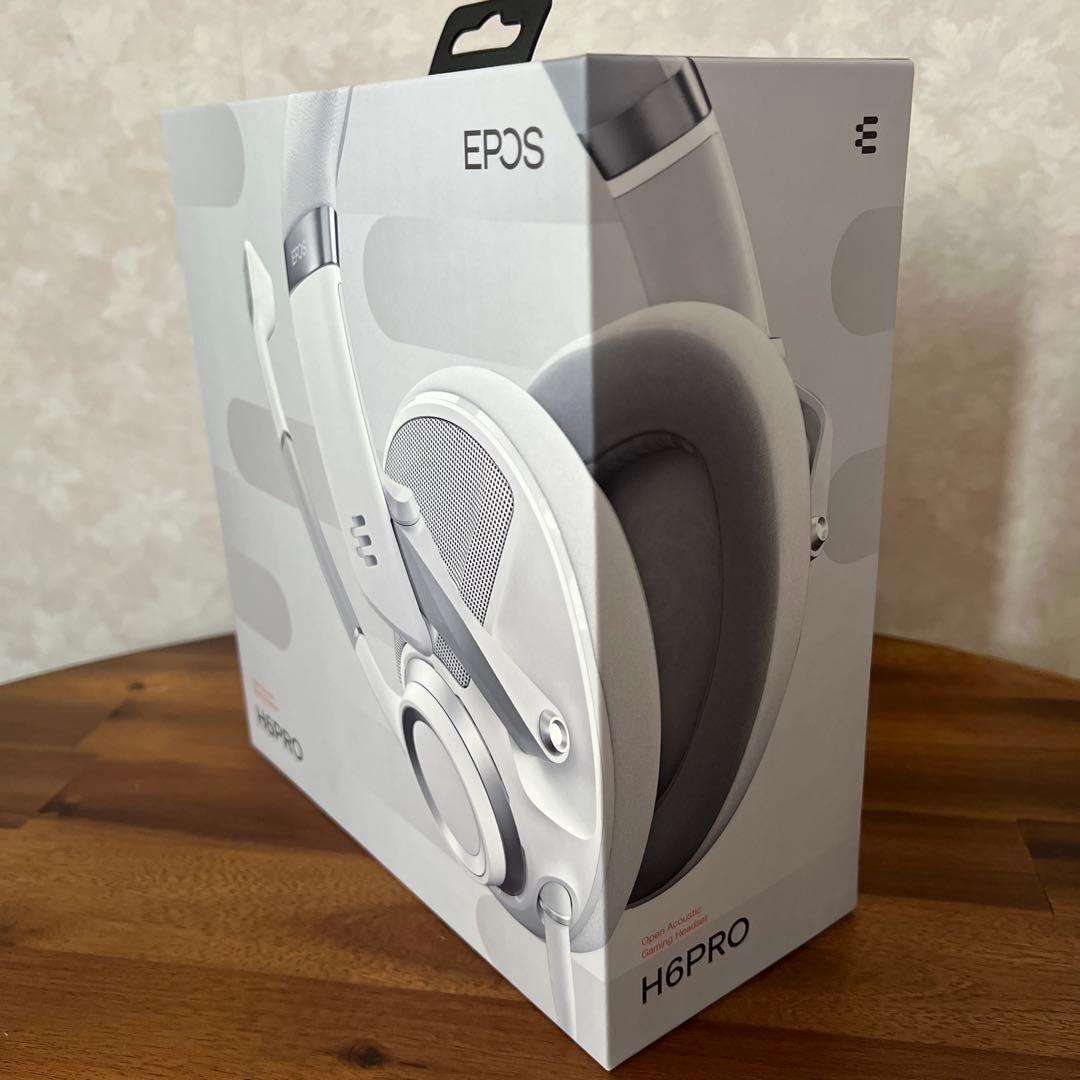 ゼンハイザー　EPOS H6PRO ゲーミングヘッドセット ホワイト開放型　美品