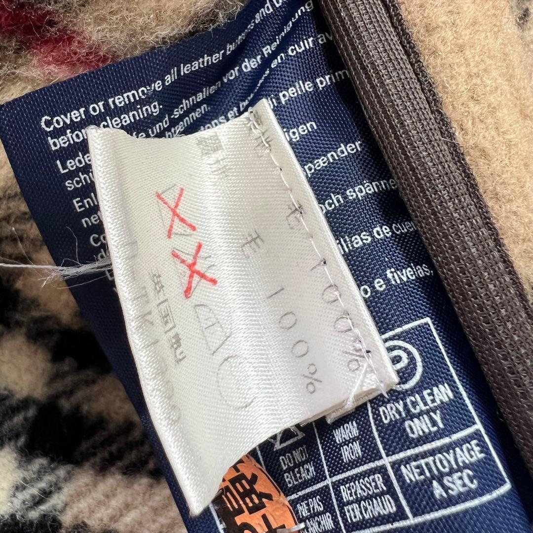 バーバリー　ダッフルコート　スペシャリティダッフルコーティング　ノバチェック