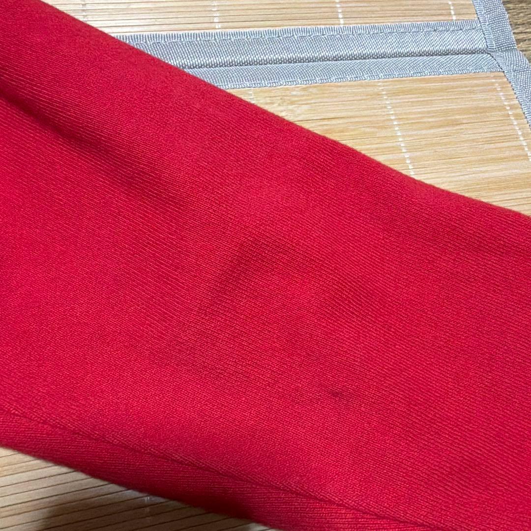 22ss Supreme BURBERRY Rugby ラガーシャツ　L 赤