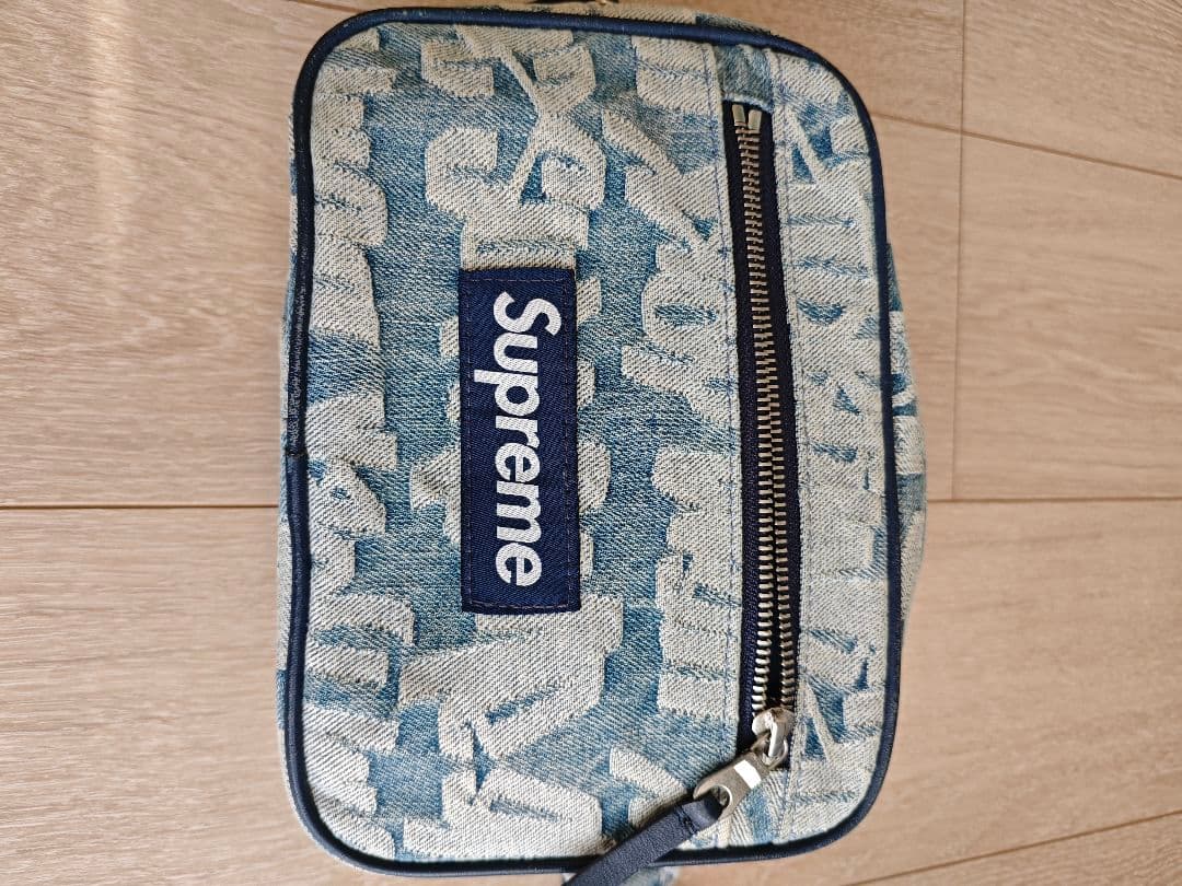 Supreme デニムショルダーバッグ