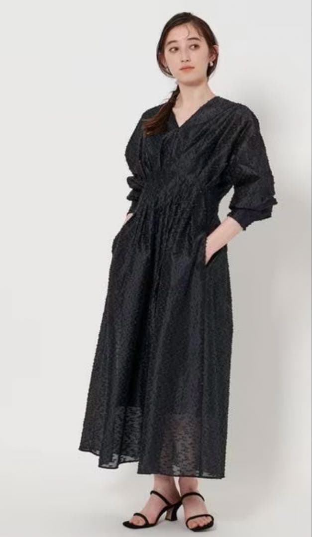 【新品】ユナイテッドアローズ カットジャガードワンピース＼最終値下げ／結婚式