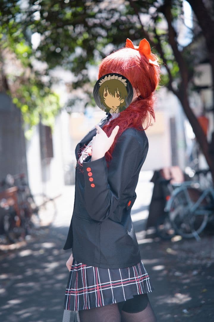 ペルソナ5 P5 ヴァイオレット　芳澤かすみ　怪盗服 制服 コスプレ