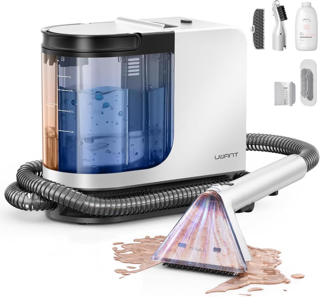 ✨リンサークリーナー 布洗浄機 12KPa 強力吸引力 2-in-1 電動洗浄機