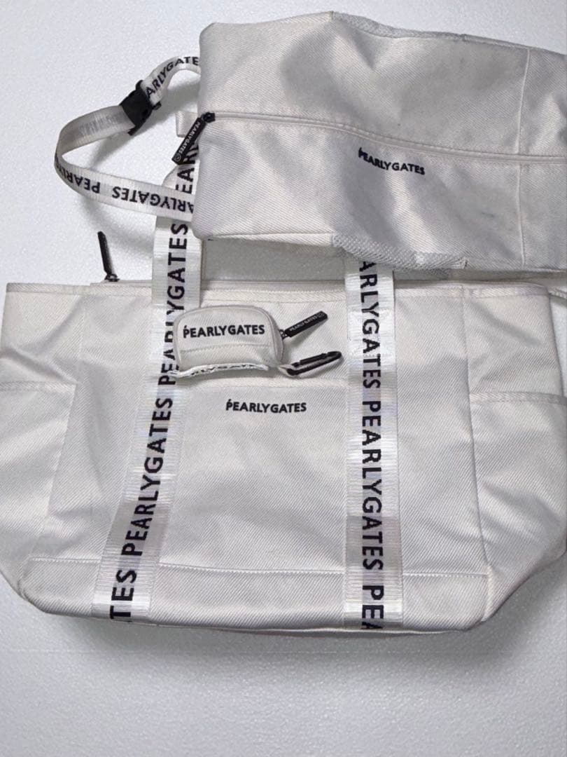 A*I様 PEARLY GATES ホワイトロッカーバッグ・ジュースケース・小物