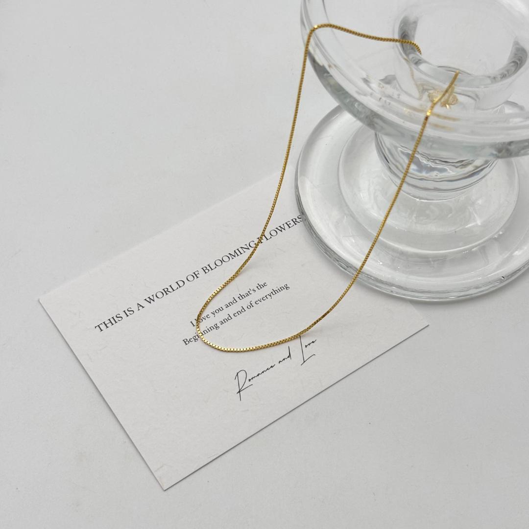 ⭐ 極美品 ✨K18金 ネックレス 1.65g ロブスタークラスプ