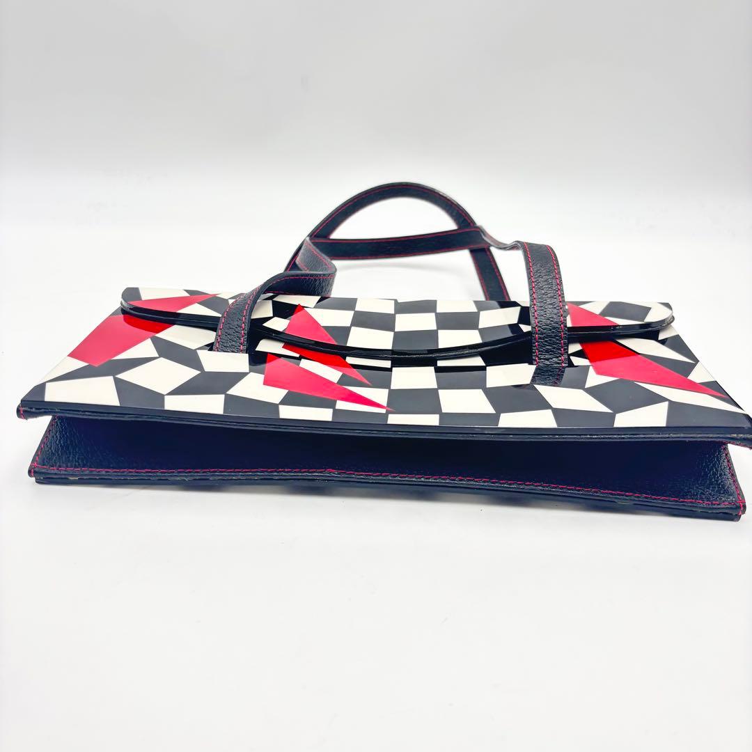 FENDIフェンディ ワンショルダー　ハンドバッグ プラスチック チェック