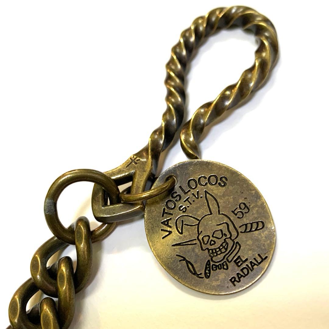 RADIAL twist brass wallet chainツイスト 真鍮