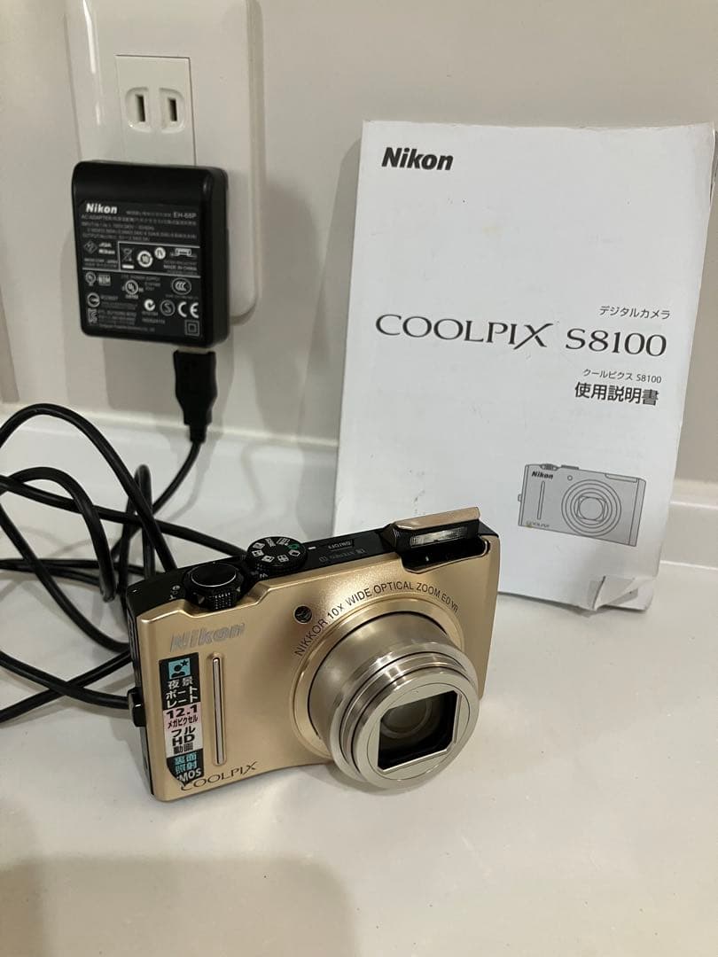 ニコン　クールピクス　S8100 説明書　充電器　デジカメ　カメラ