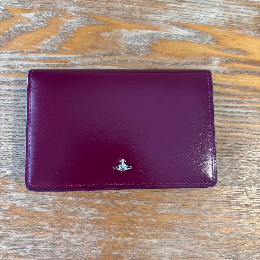 Vivienne ヴィヴィアンウエストウッド　名刺入れ　カードケース　ワイン