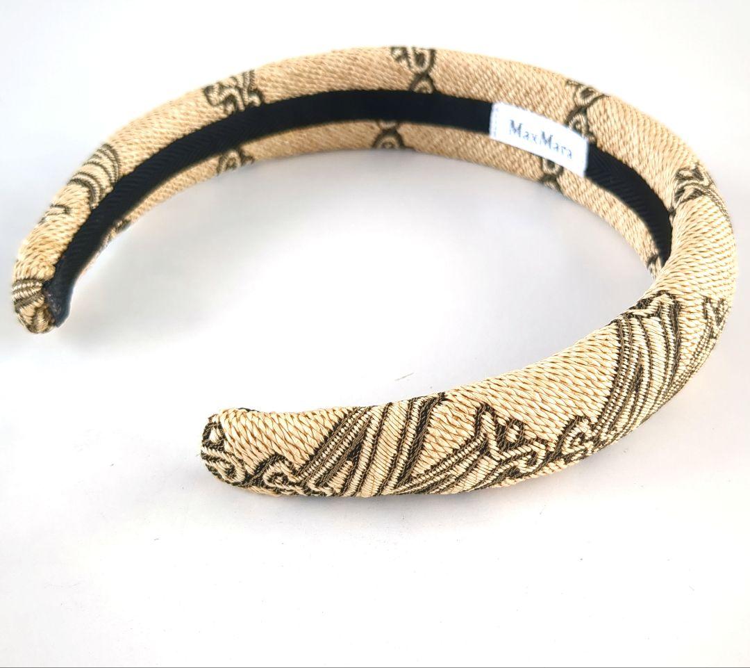 MaxMara◇Mロゴヘアバンド