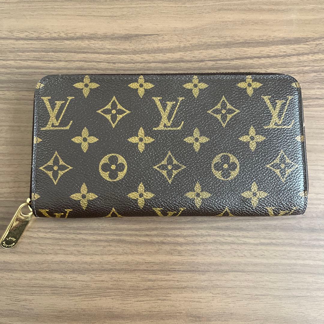 【美品】ルイヴィトン モノグラム ジッピーウォレット 長財布