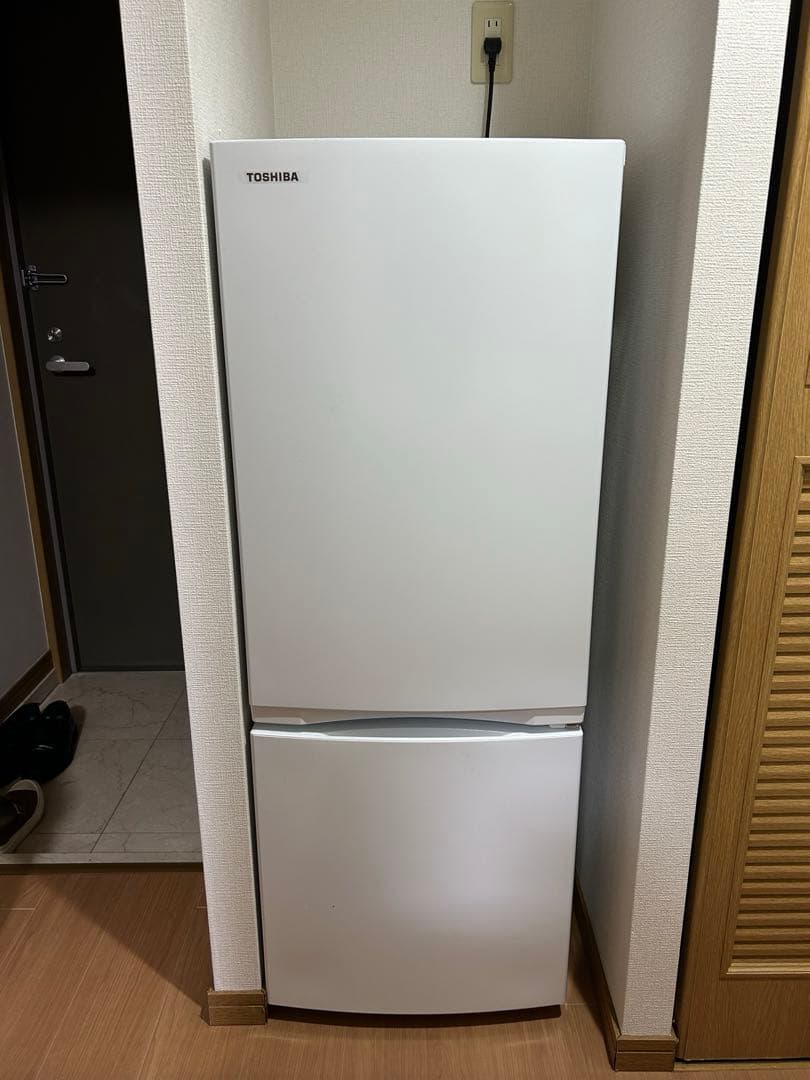 【送料無料】東芝 GR-V15BS (W) ノンフロン冷蔵庫 153L
