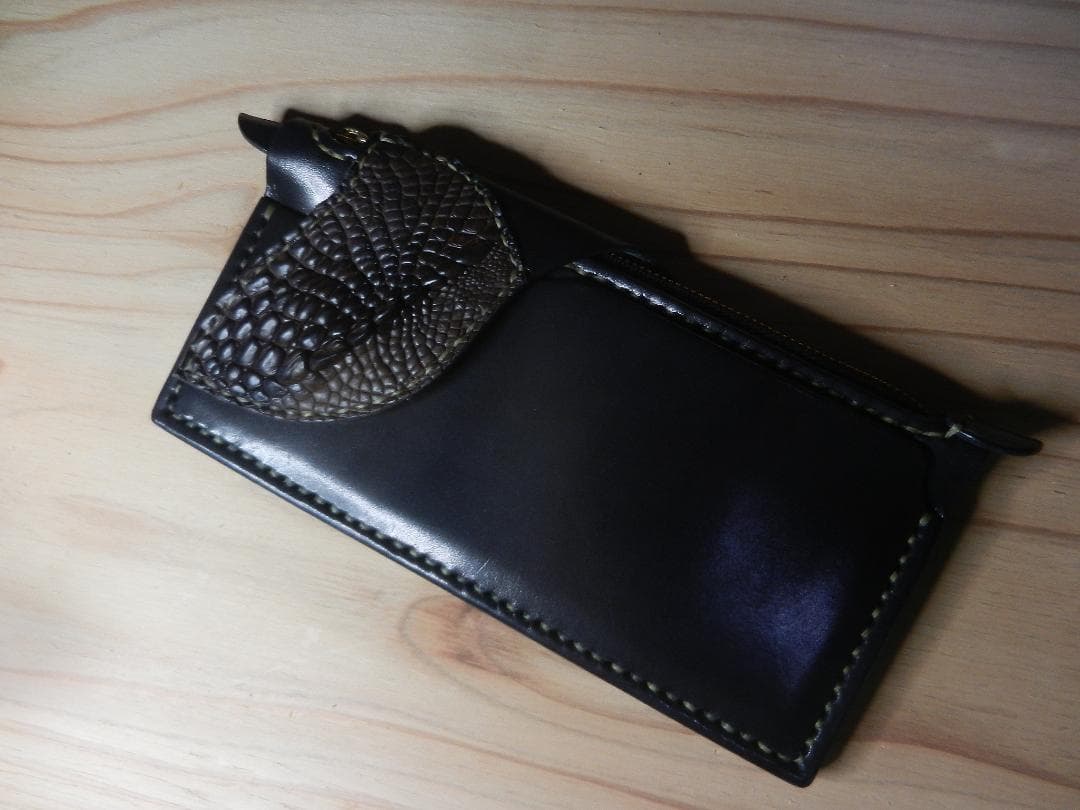 ［Marine Tower］ウォレット／サドル／クロコダイル