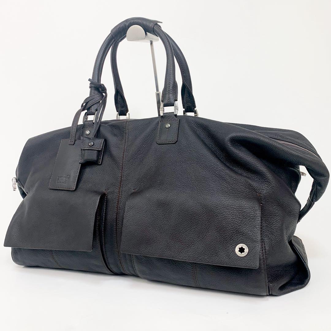 極美品！MONTBLANC ボストンバッグ 2way ショルダーバッグ 大容量