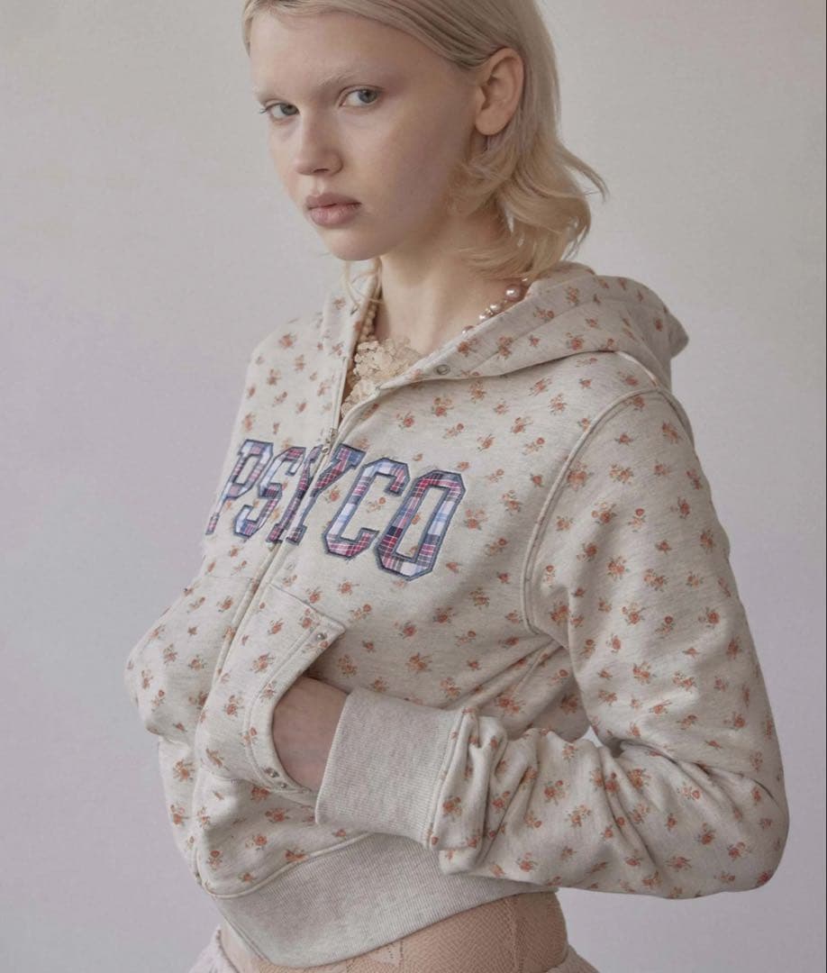 トップス SCULPTOR Cottage Zip-Up Hoodie Flower M