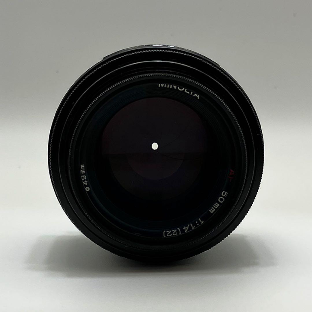 【極美品・箱付き】MINOLTA AF 50mm F1.4 UVフィルター付