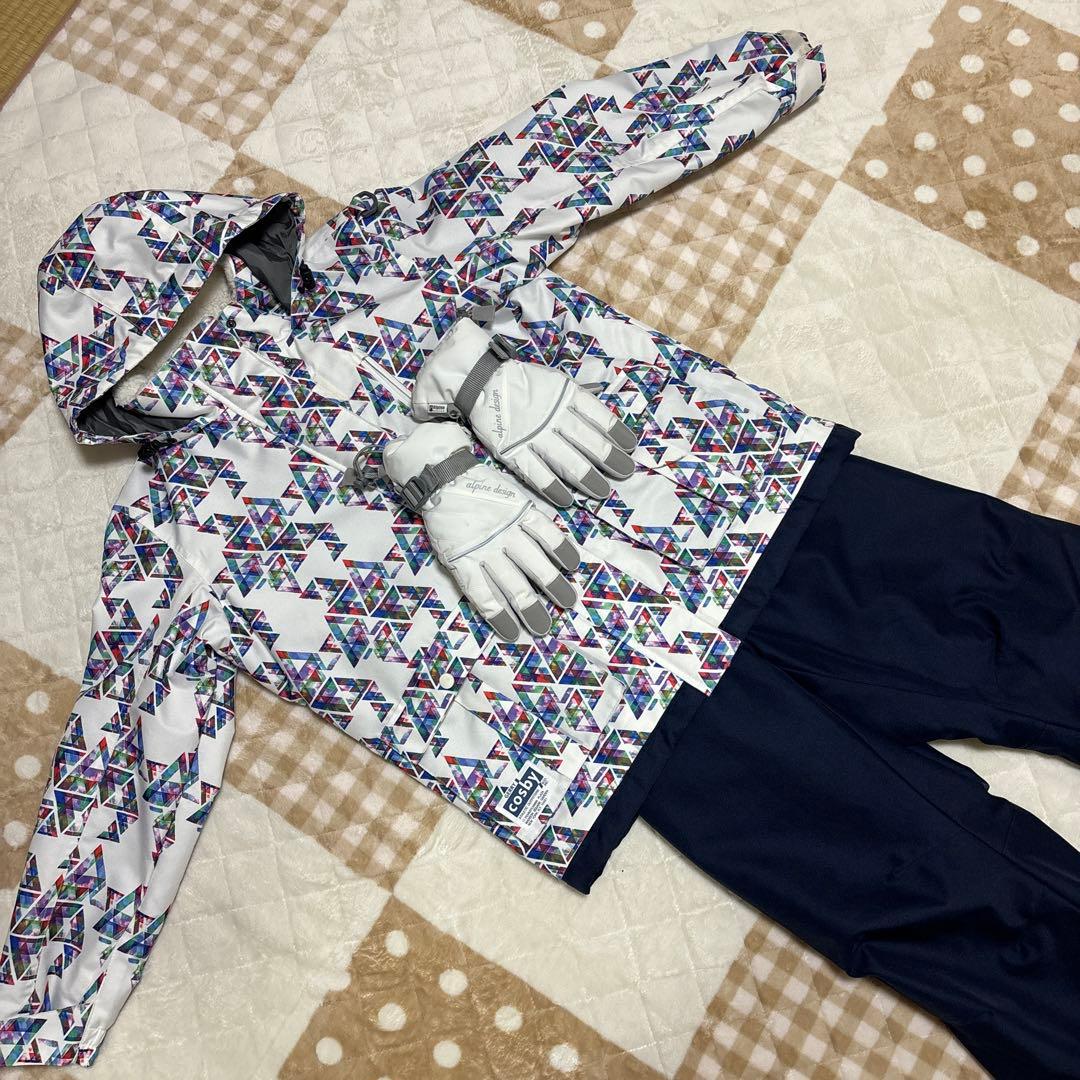 cosby コスビー スキーウェア上下Mサイズ　グローブまとめてセット