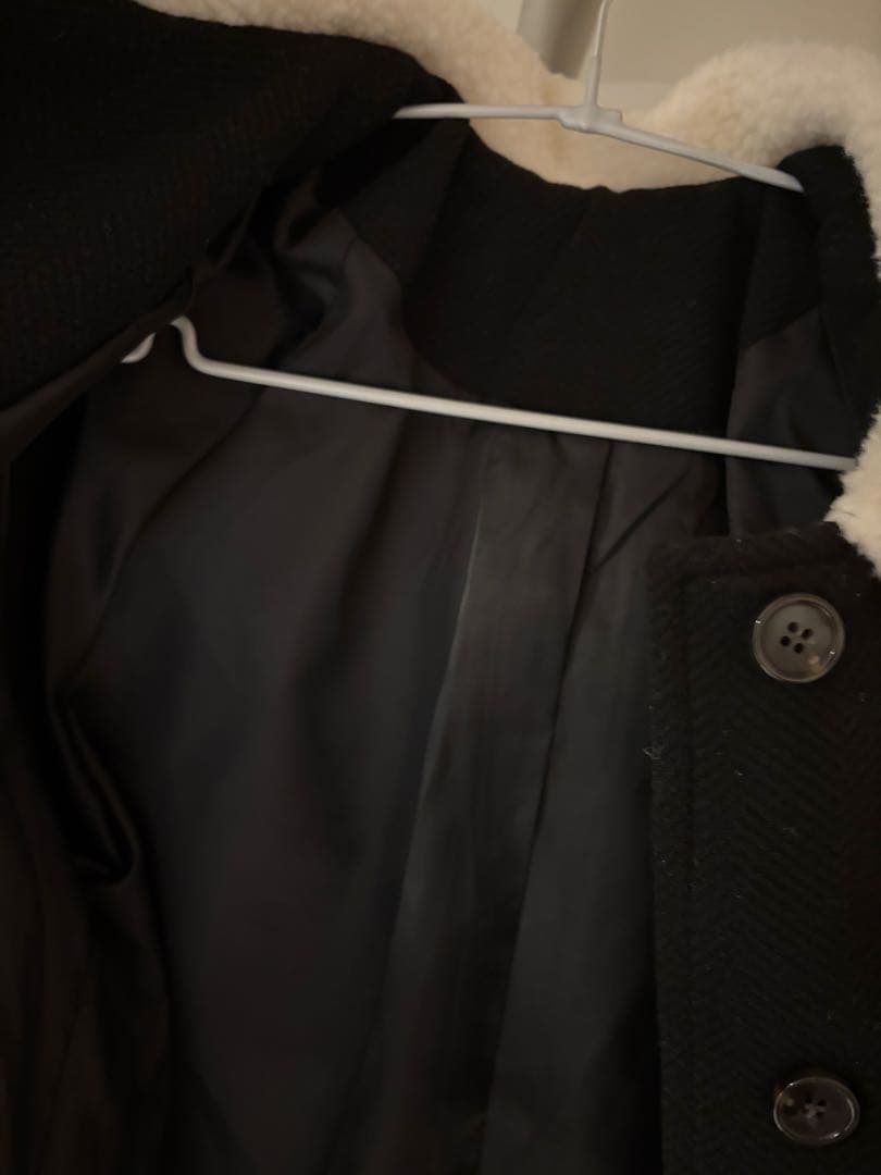 ボアカラーミドルコート　callautia S