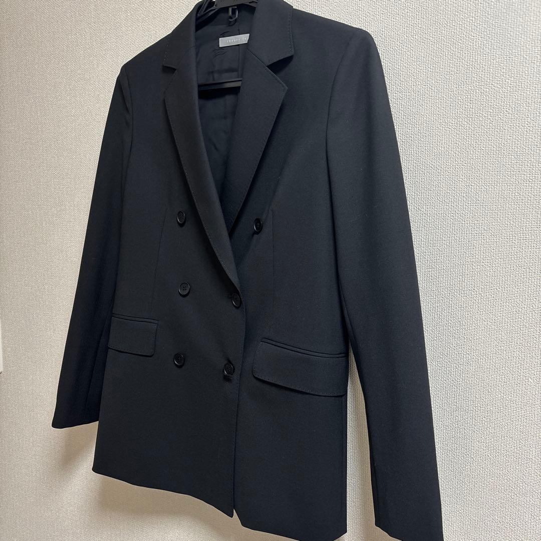 セオリーリュクス　美品　ジャケット　ボタン　ブラック　黒　38号　テーラード