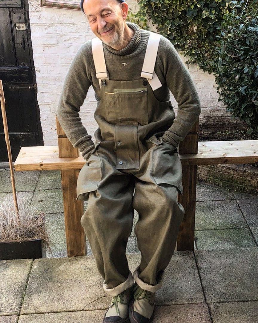 週末特価 Nigel Cabourn NAVAL DUNGAREE JP 48