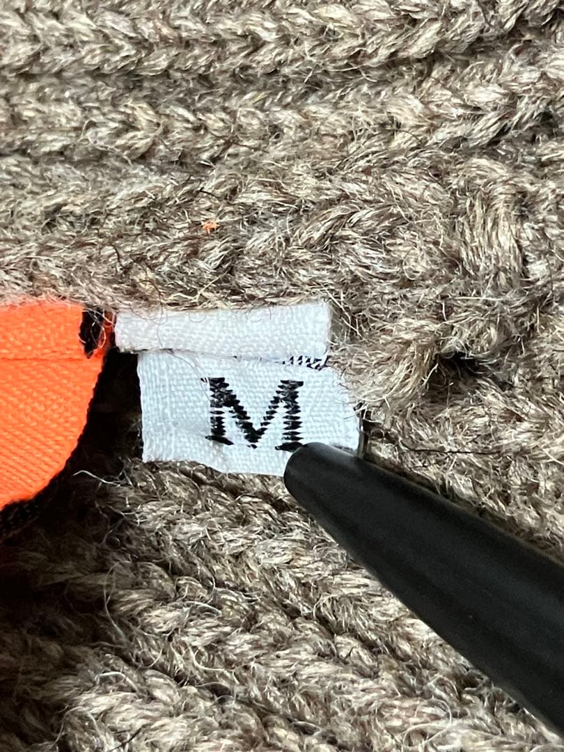 【状態〇/イタリア製】ANDERSEN-ANDERSEN 5Gニット トープ M