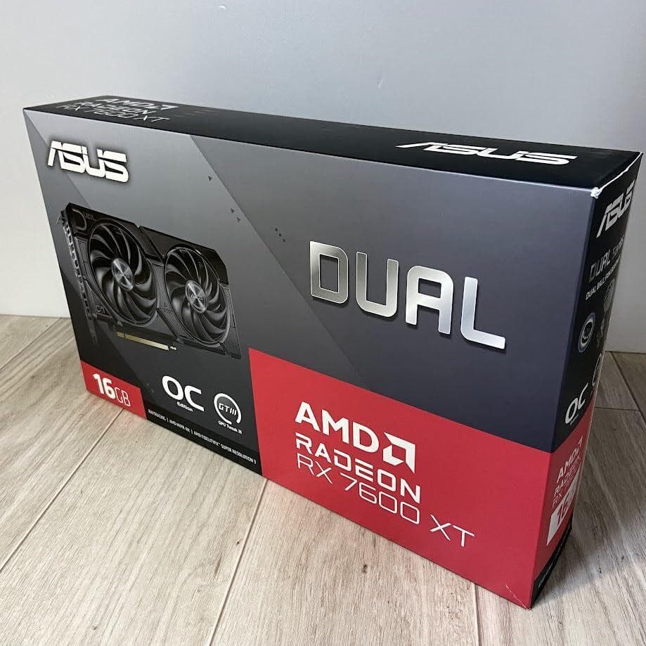 【AJ】ASUS DUAL-RX7600XT-O16G AMD ビデオカード
