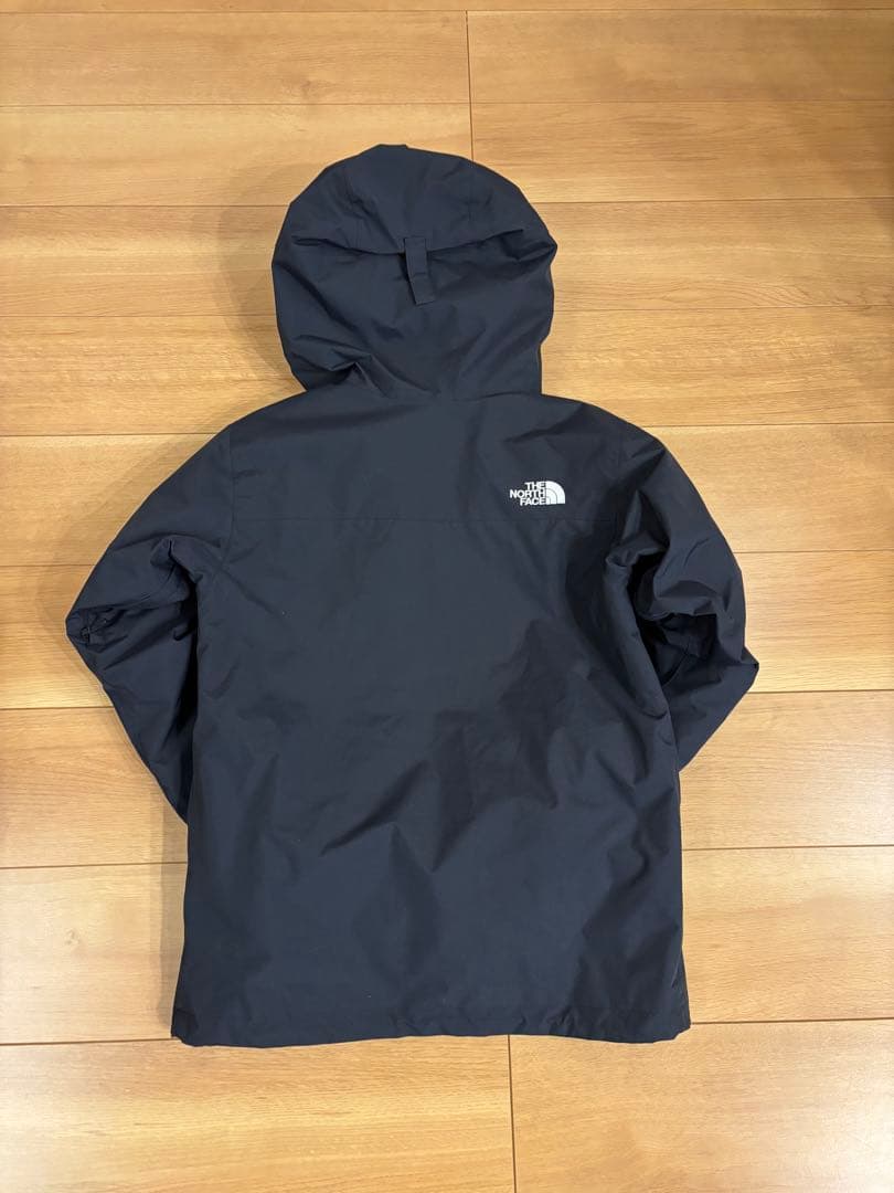 The North Face キッズ　黒 フード付きジャケット(フリース付)