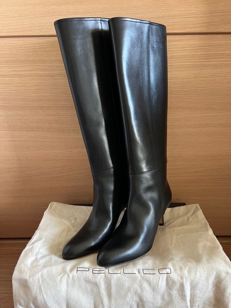 PELLICO / ALMOND TOE LONG BOOTS ¥94,600