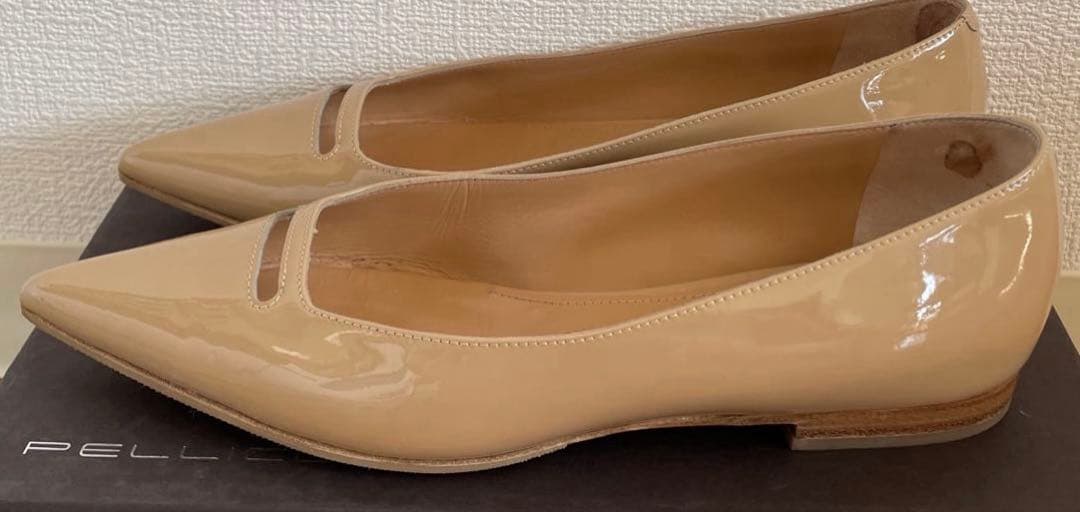 【PELLICO】ANIMA アネッリ エナメル パンプス　23㎝