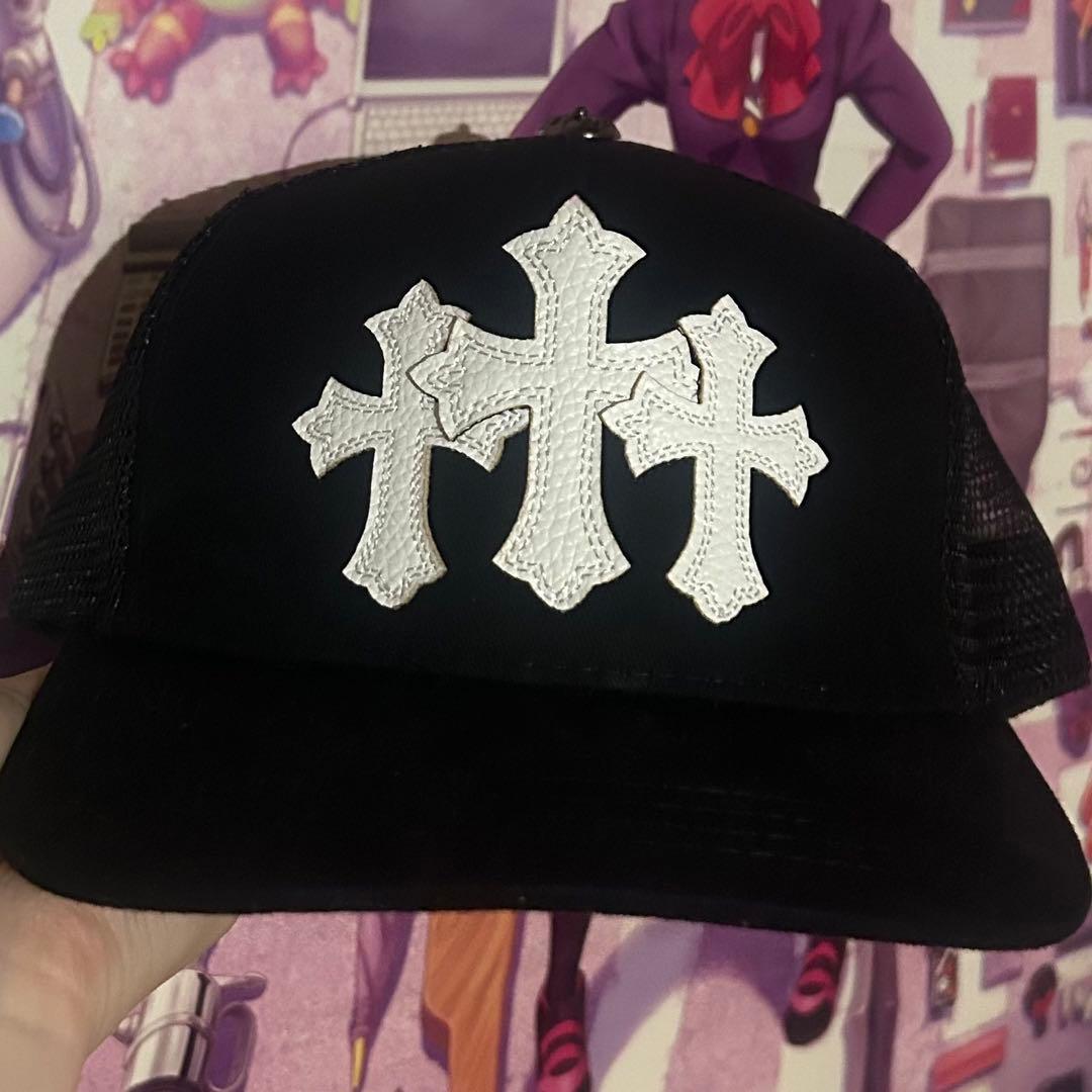 クロムハーツ　モチーフキャップ　十字架刺繍