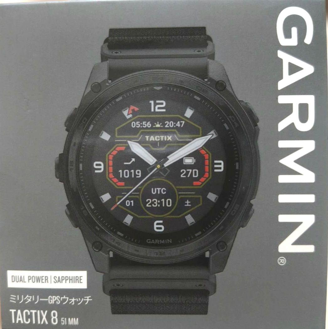 GARMIN TACTIX8 ミリタリーGPSウォッチ　スマートウォッチ