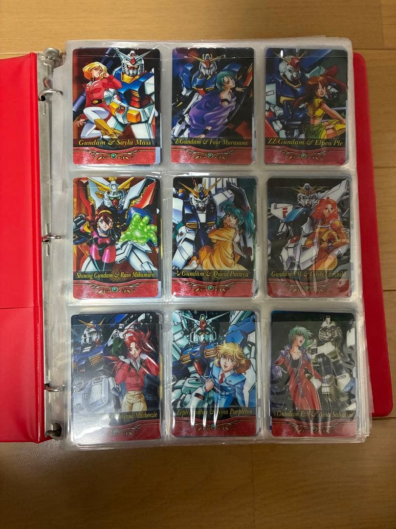 ガンダムウェファーカード第一弾243種・第二弾243種コンプ バインダーセット