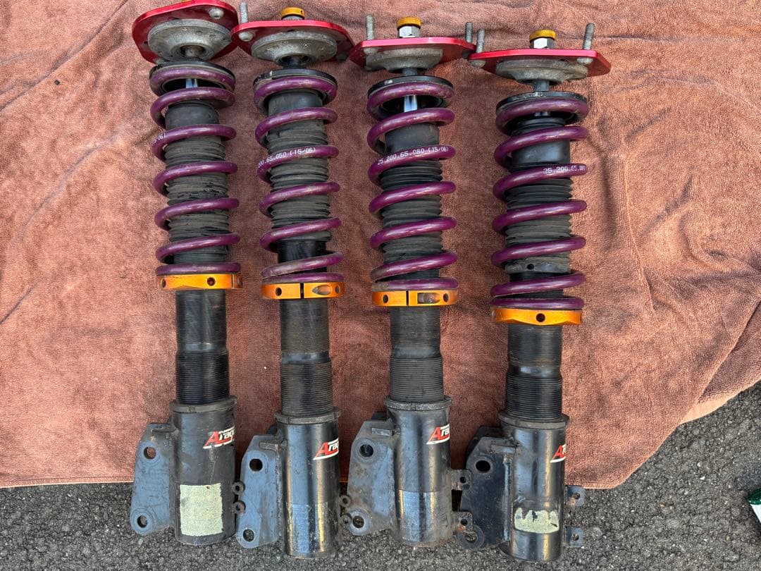 ランチアデルタ エボ用 アラゴスタ車高調 type-E 特注品