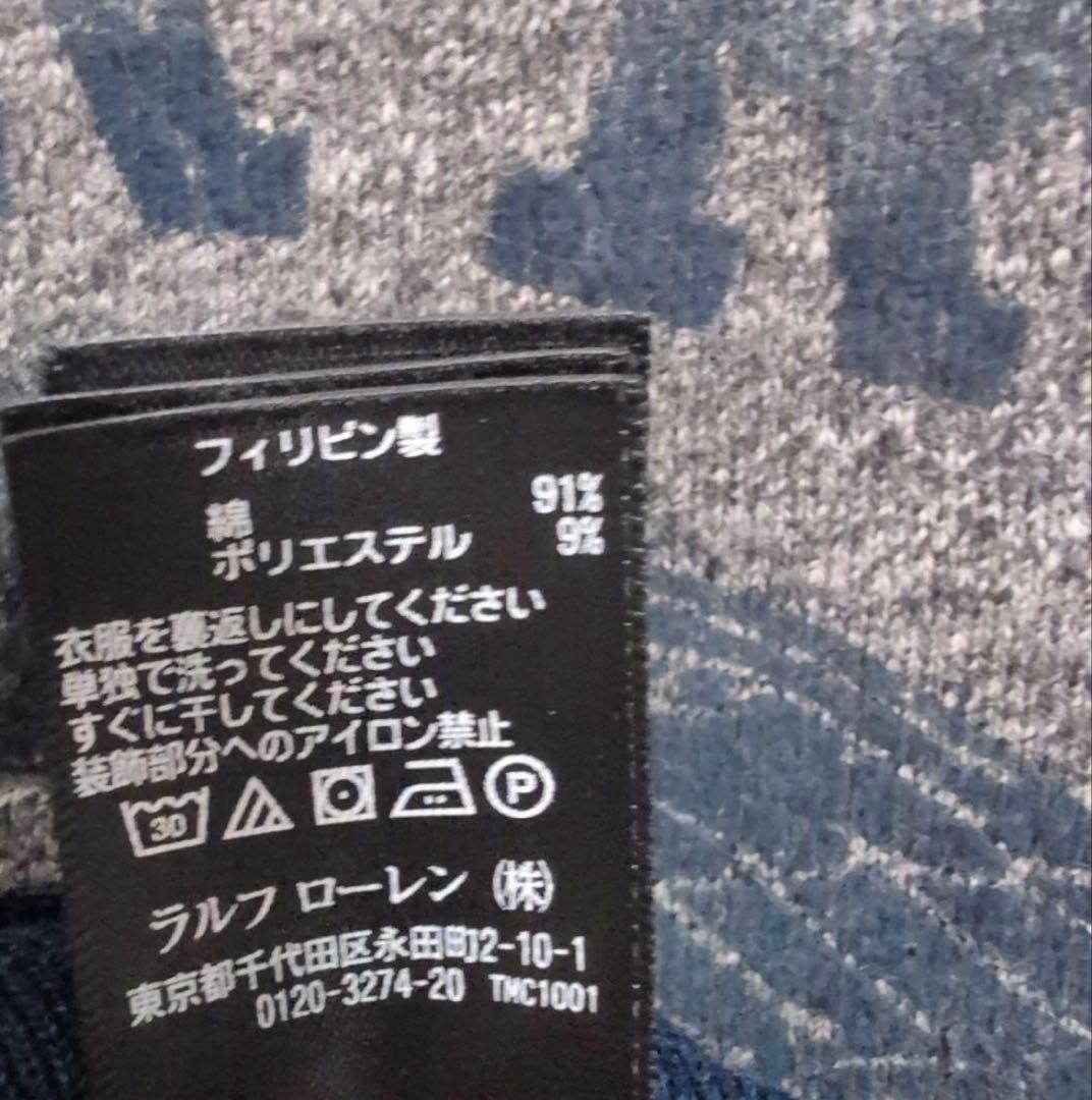 RRL ダブルアールエル グレー ラグランスリーブ スウェット