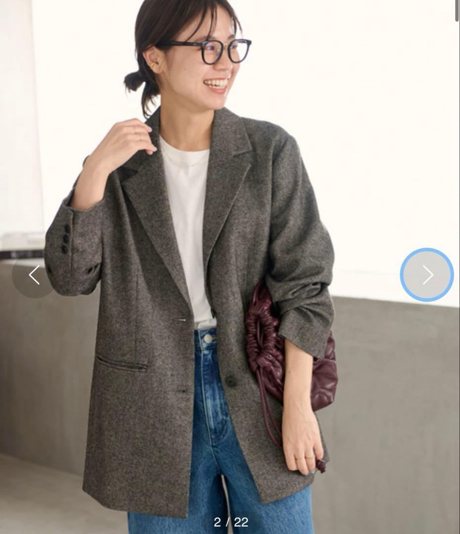 JOURNAL STANDARD relume ウールミックスシングルジャケット