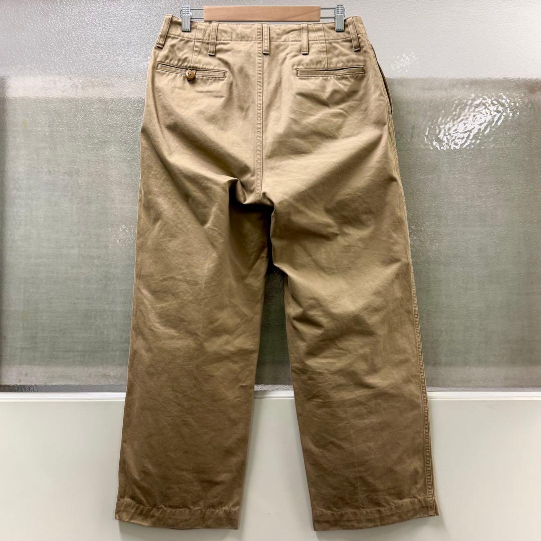 Nigel Cabourn ベーシックミリタリーチノ 32 ベージュ