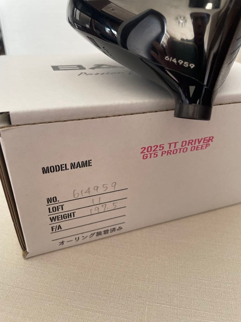 ★美品★BALDO TT D GT5 DEEP FACE　※ヘッドのみ