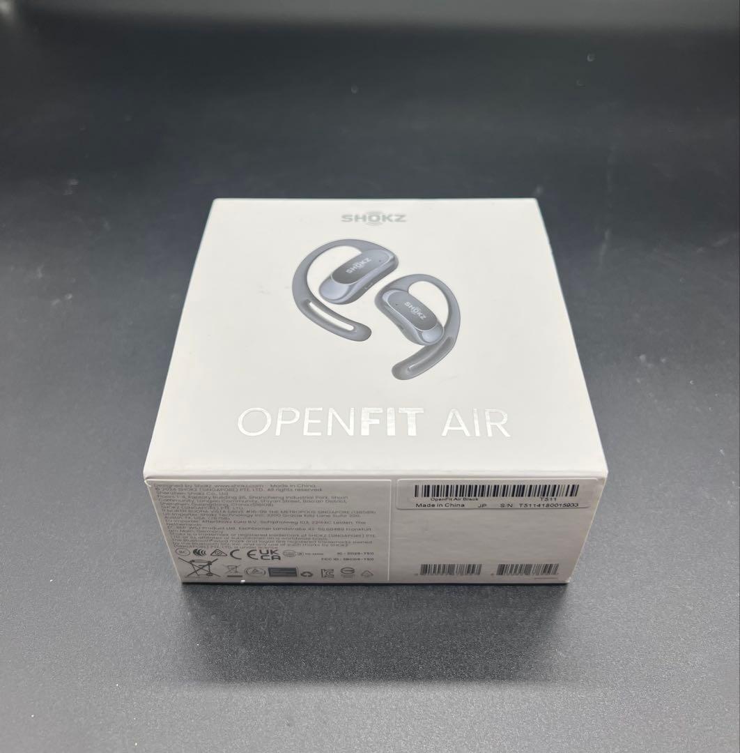 SHOKZ OPENFIT AIR ブラック　おまけ付き