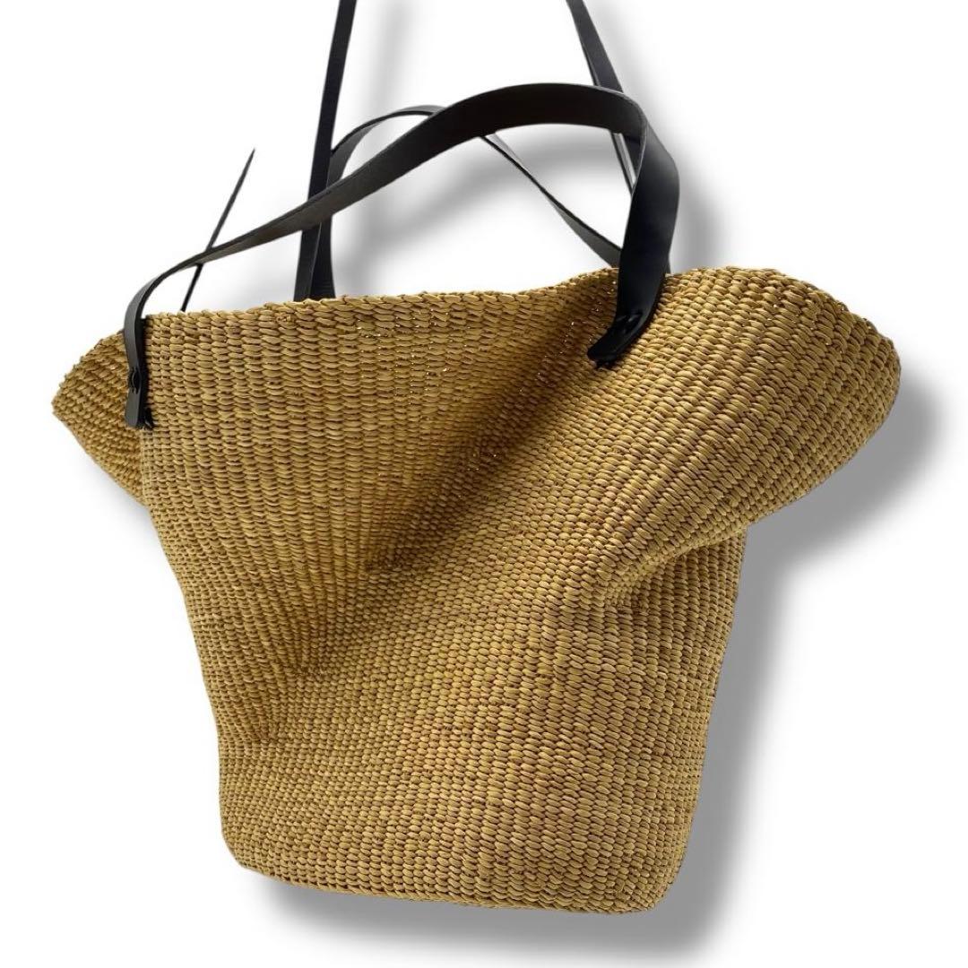 美品 INES BRESSAND 2WAY かごバッグ バッグ 大容量 37