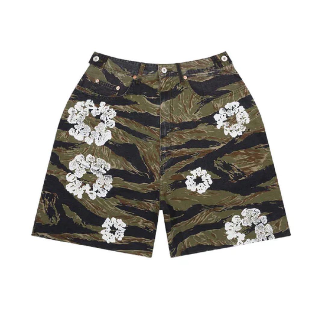 DENIM TEARS タイガー カモ CW ショーツ 501tcamocw S