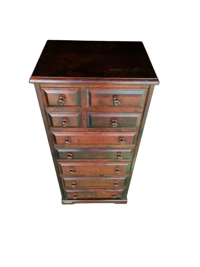 北海道民芸家具　チェスト　ミニチェスト　7段　9杯