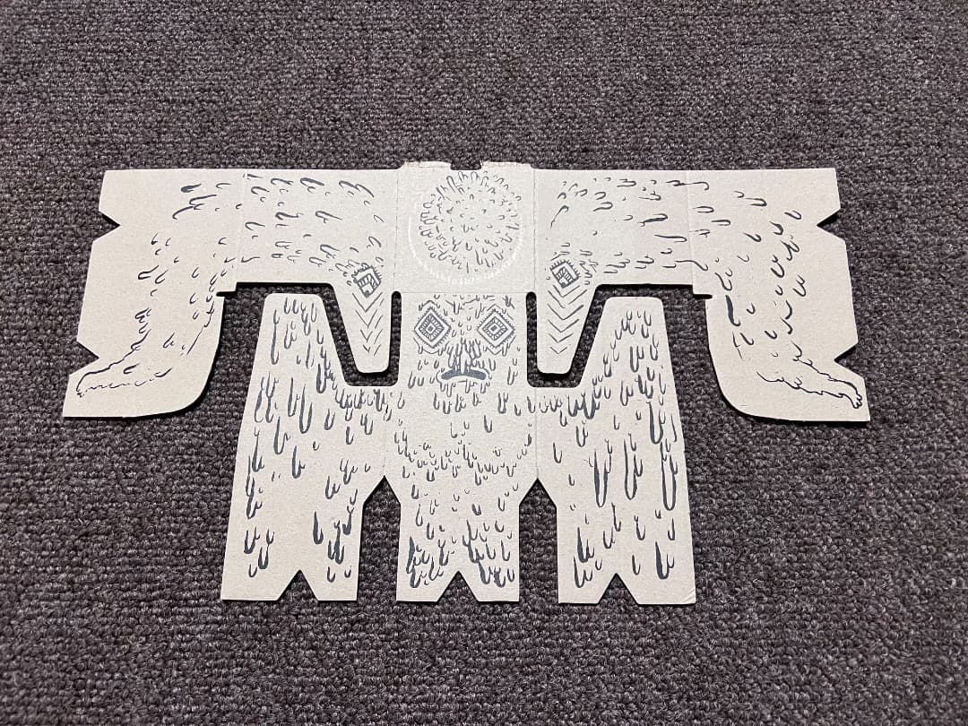 版画 Neck Face cardboard art