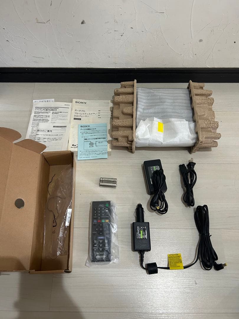 SONY BDP-SX1 ポータブル ブルーレイプレーヤー