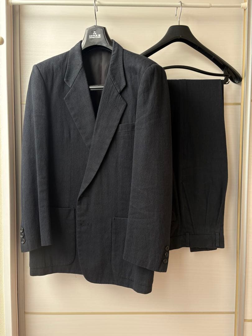 COMME des GARÇONS 綿100%ブラックビジネススーツセット