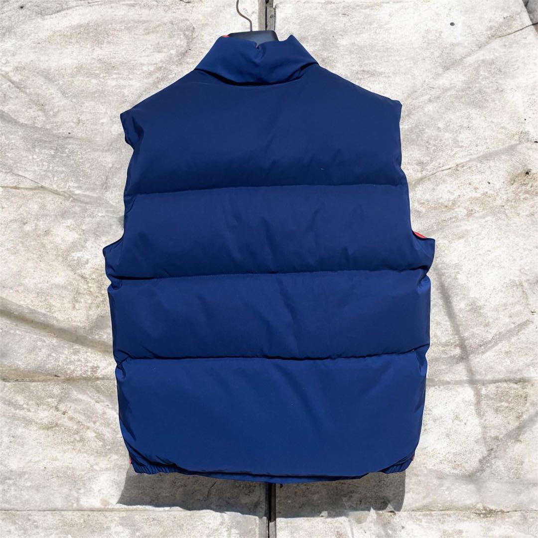 希少アメリカ製 クレセントダウンワークス ダウンベスト Lサイズ ネイビー