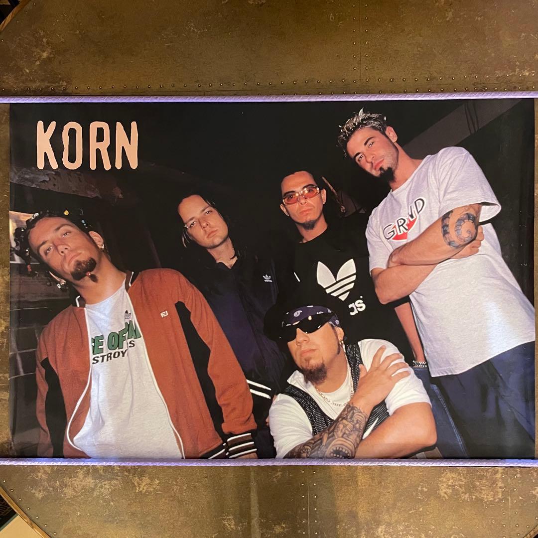 90s デッドストックKORN 大判ポスター
